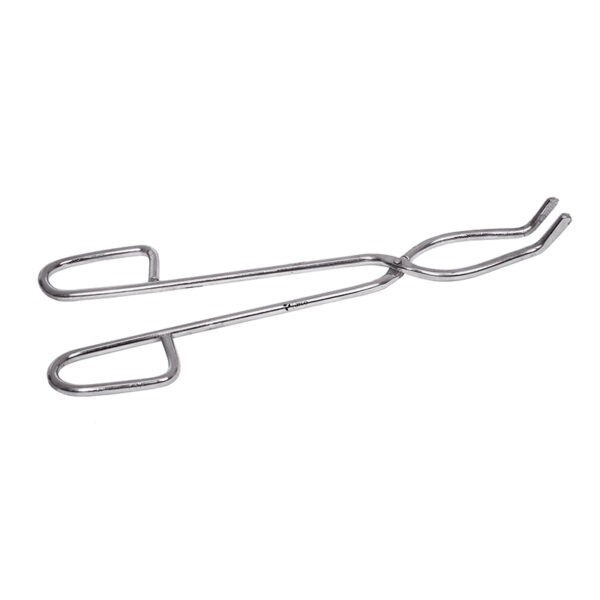 Tongs, Crucible, With Bow, MS, 200mm